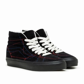 grass - running shoes beginner running footwear Vans X Taka Hayashi Diy Hi VLT LX Sneakers Mens  Black Skate Shoes JOBB1971