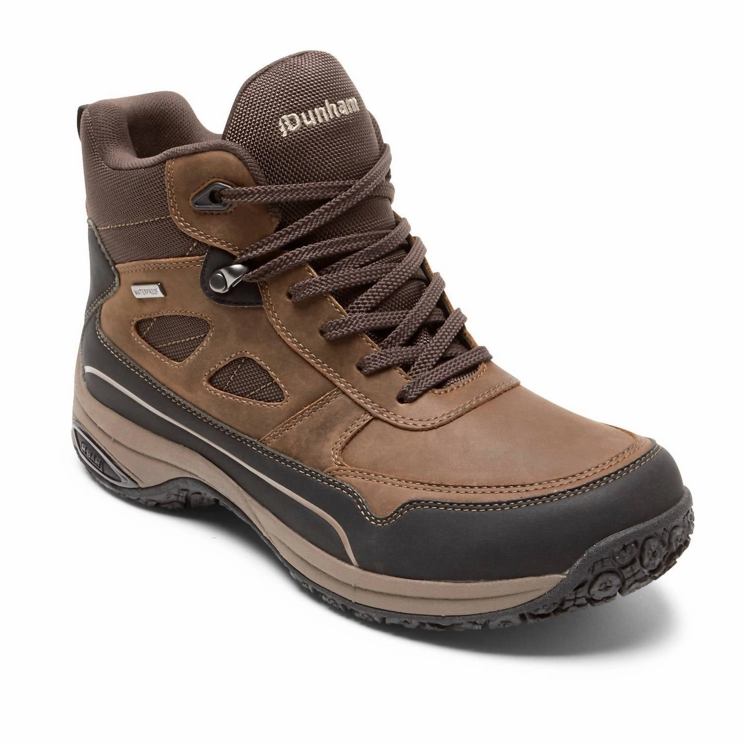 Daily Movement Quick Drying Adventure Journey Men's Cloud Plus Mid Ii Nubuck Boots In Brown Leather
