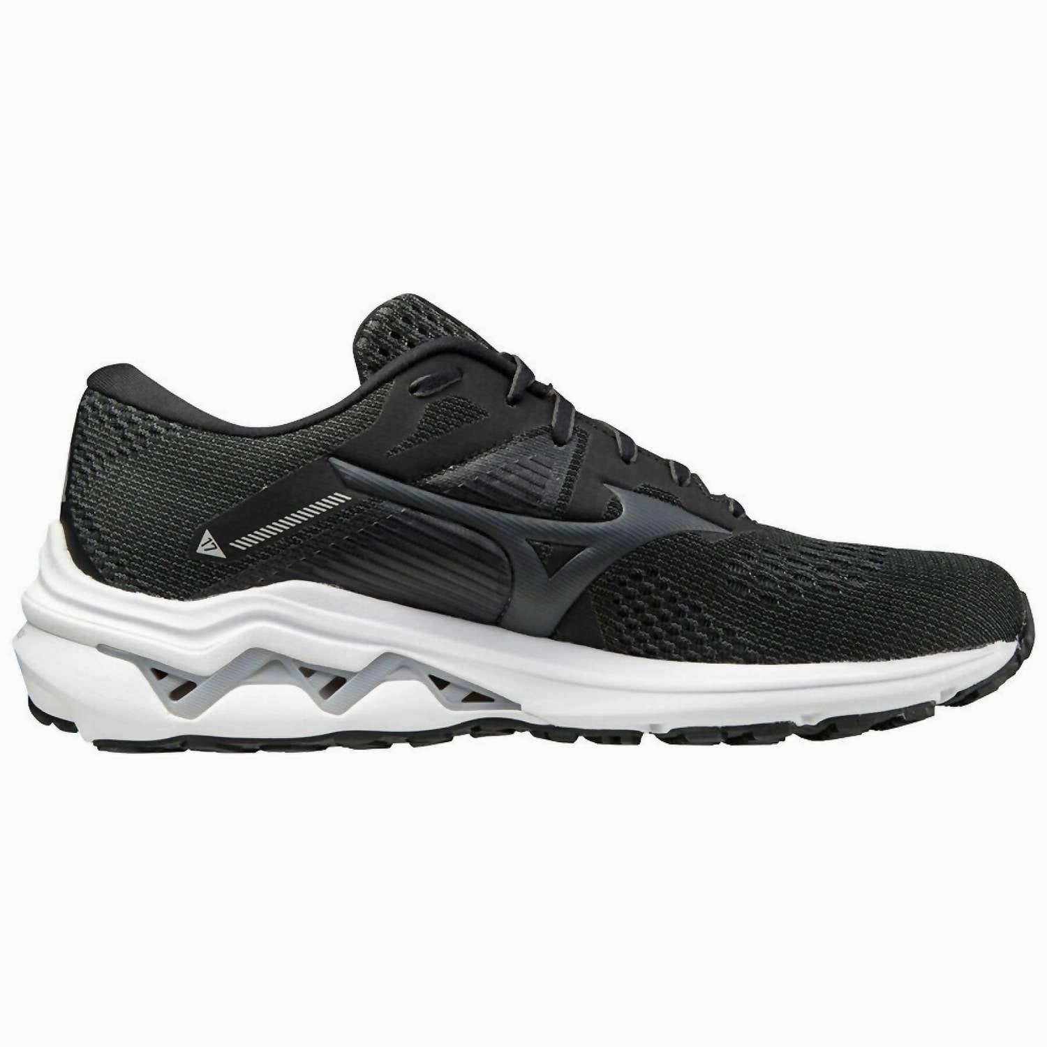 cruelty - free marathon - specific shoes Men's Wave Inspire 17 Running Shoes In Black / Black / Gray