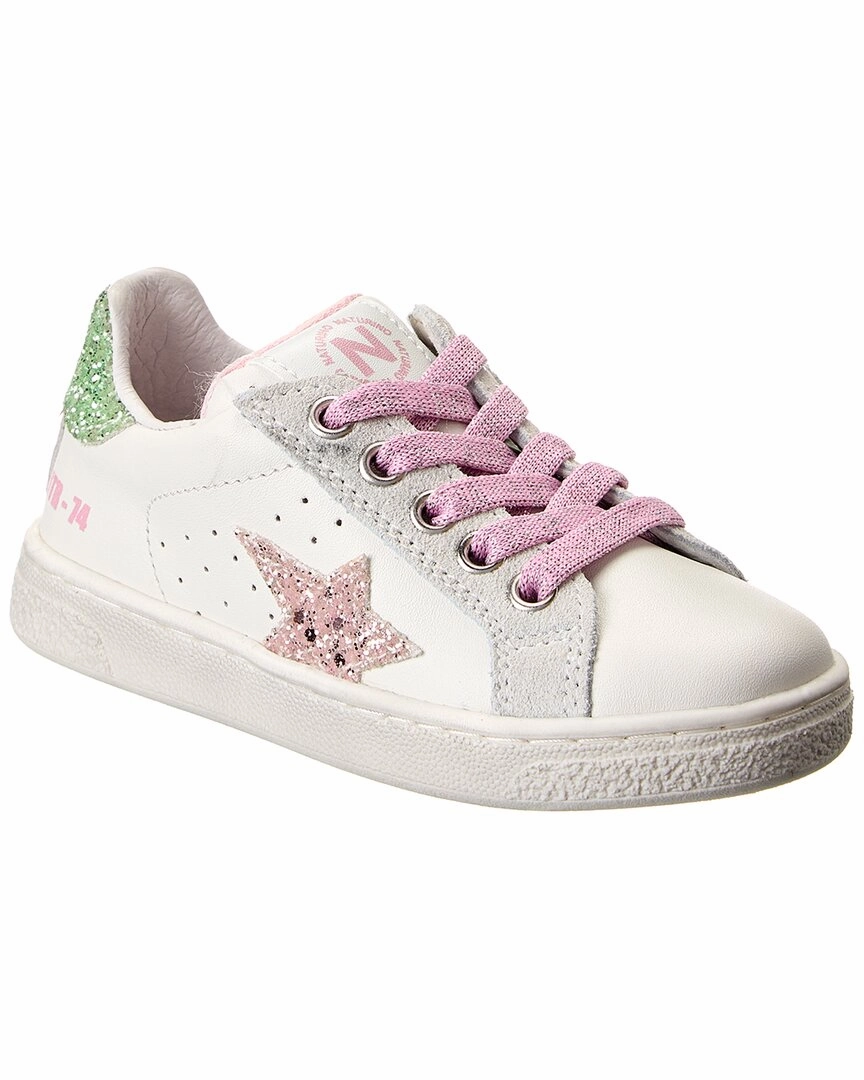 Off Duty Naturino Pinn Zip Leather Sneaker