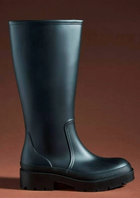 Impact Resistant day trip Rainpour Booties F22 In Black