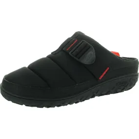 Ramble Puff Cloud Mens Fleece Lined Quilted Slide Slippers Sandal Straps