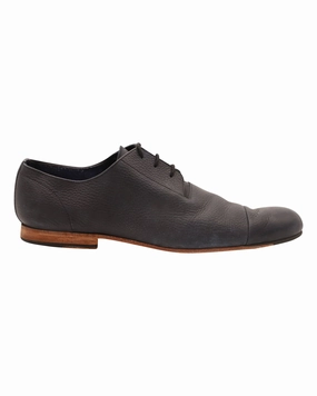Rachel Comey Oxford Shoes in Navy Blue Leather Chic Leather Look