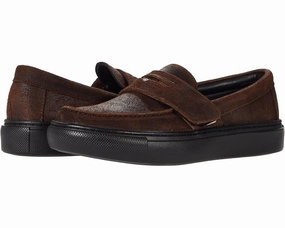 Golf SAS Woodlawn Loafers Men's US 9.5 Brown Leather Slip-On Casual Shoes KHD690