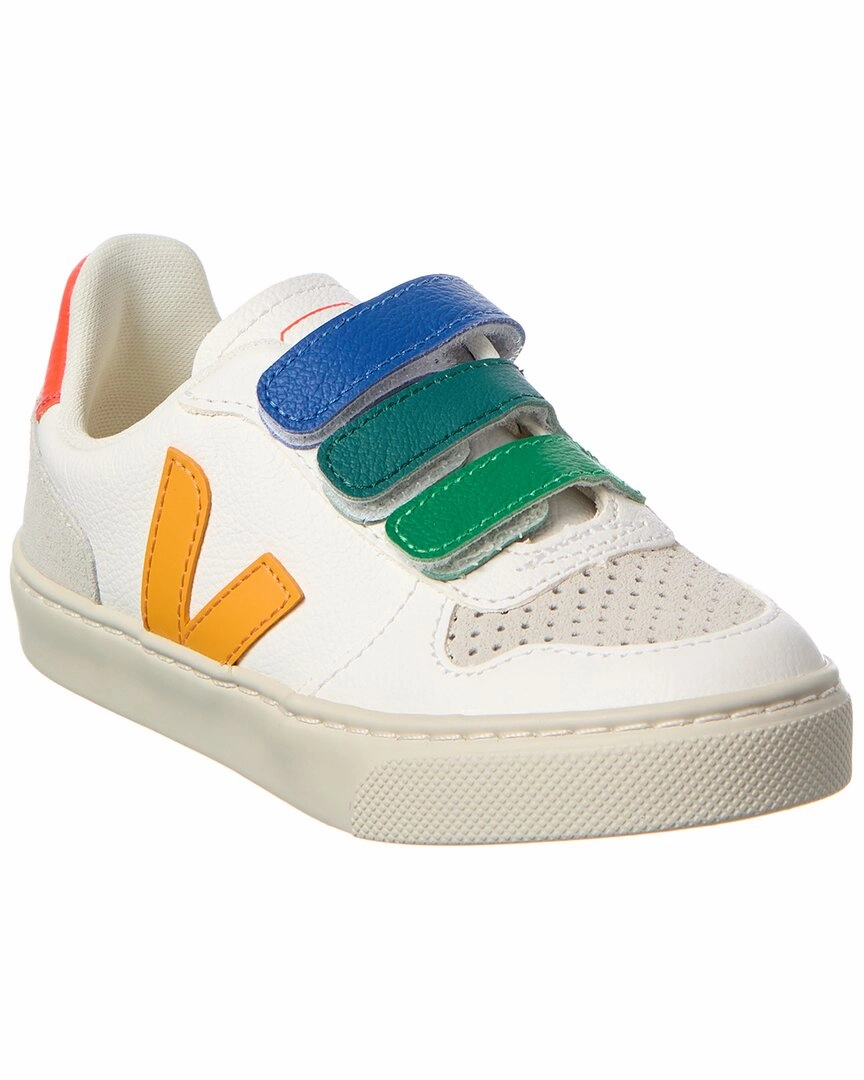Padded Comfort VEJA Small V-10 Leather Sneaker