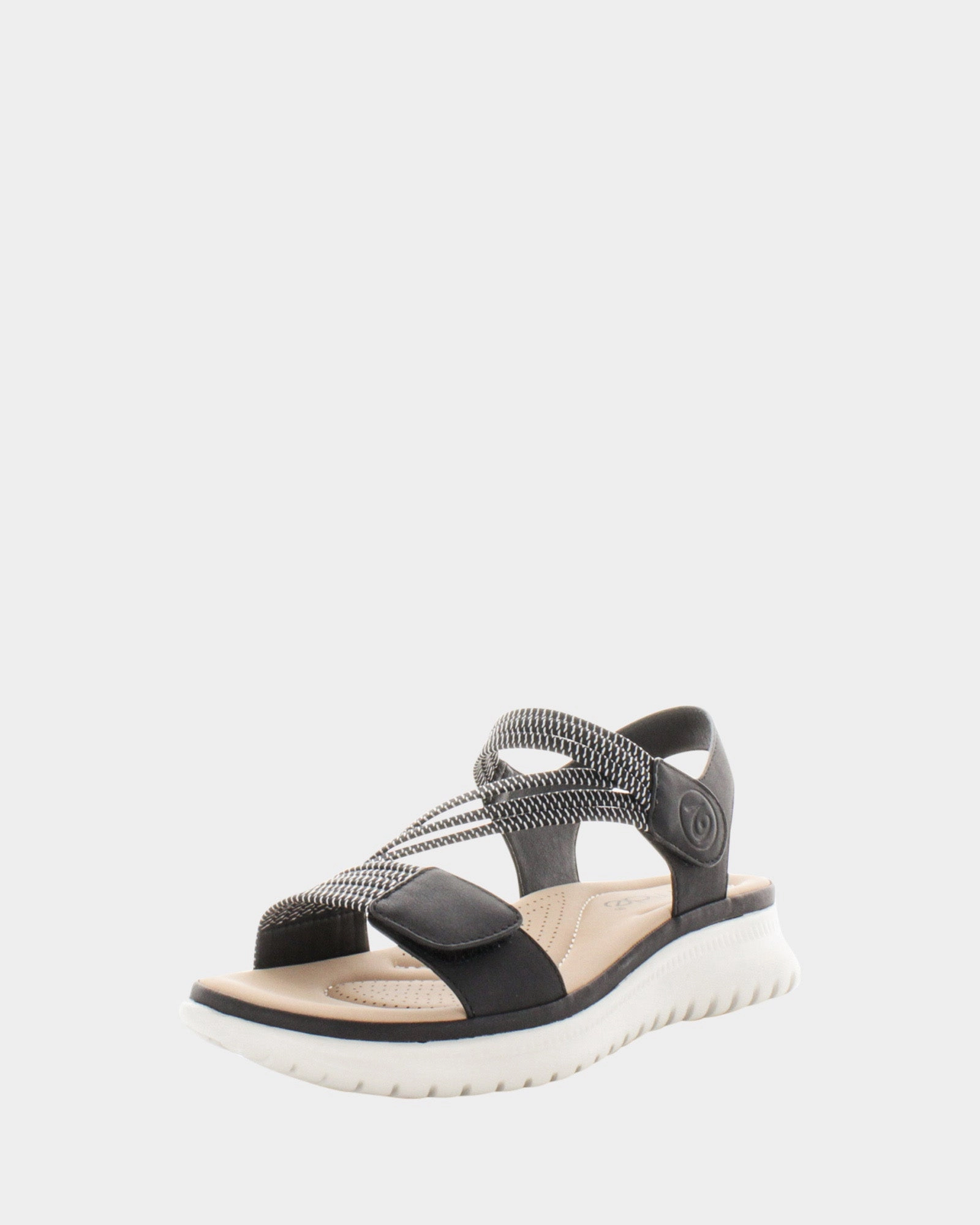 Zebra Stripe Everyday Look Sannah Black