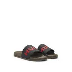 Slides with logo strap Breath Line