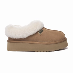 EverAu Australia Women Topknot Leather Slippers Effortless Foot Comfort