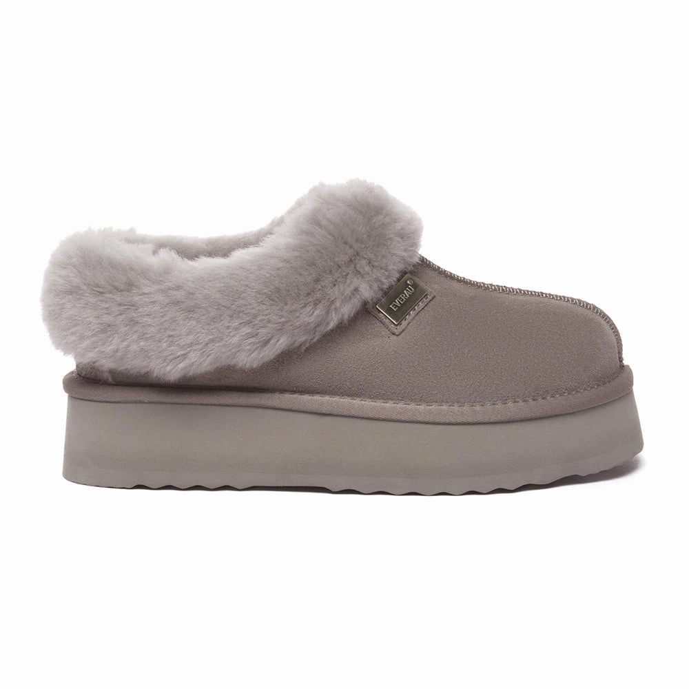 EverAu Australia Women Topknot Leather Slippers Comfort Ankle Support Smooth Fit