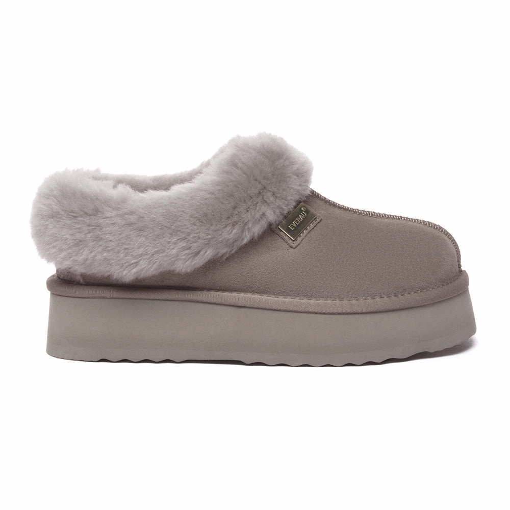 EverAu Australia Women Topknot Leather Slippers Classic Design Relaxed Shoes