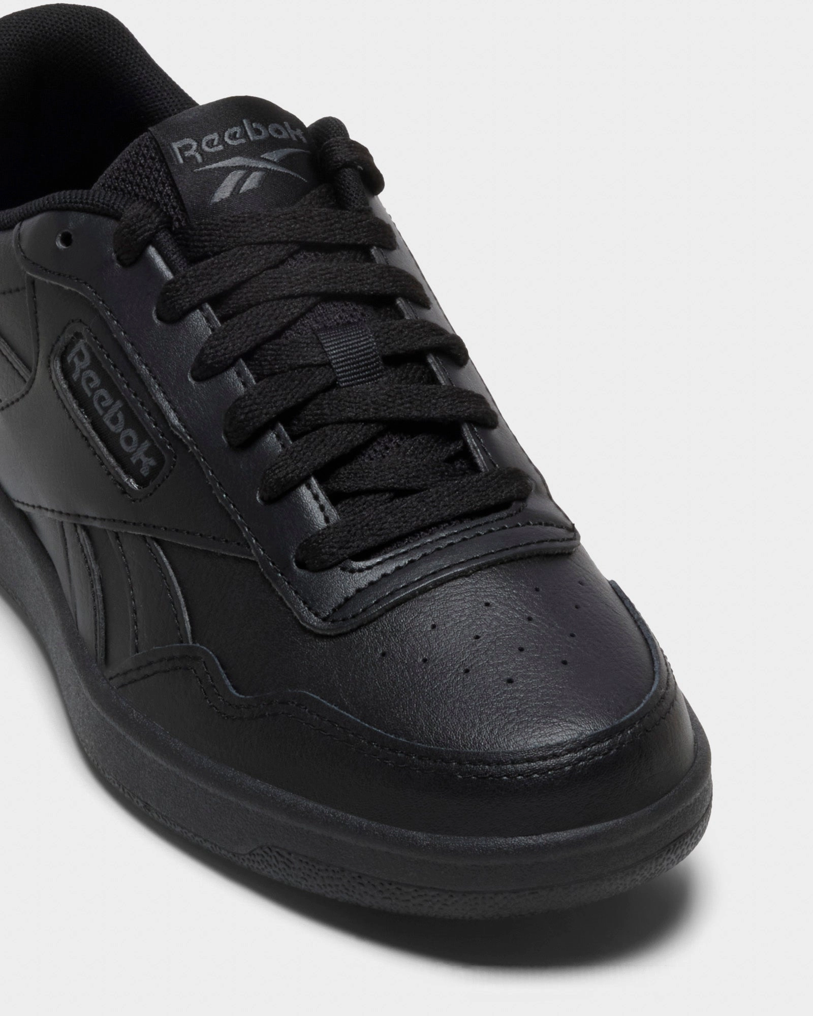 Simple Look Minimal Style Reebok Court Advance Black/Pure Grey 7/Black