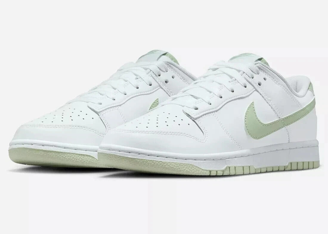 Nike Dunk Low Honeydew DV0831-105 Men's White Leather Lifestyle Shoes GBNC144 (White,10) pronation - control