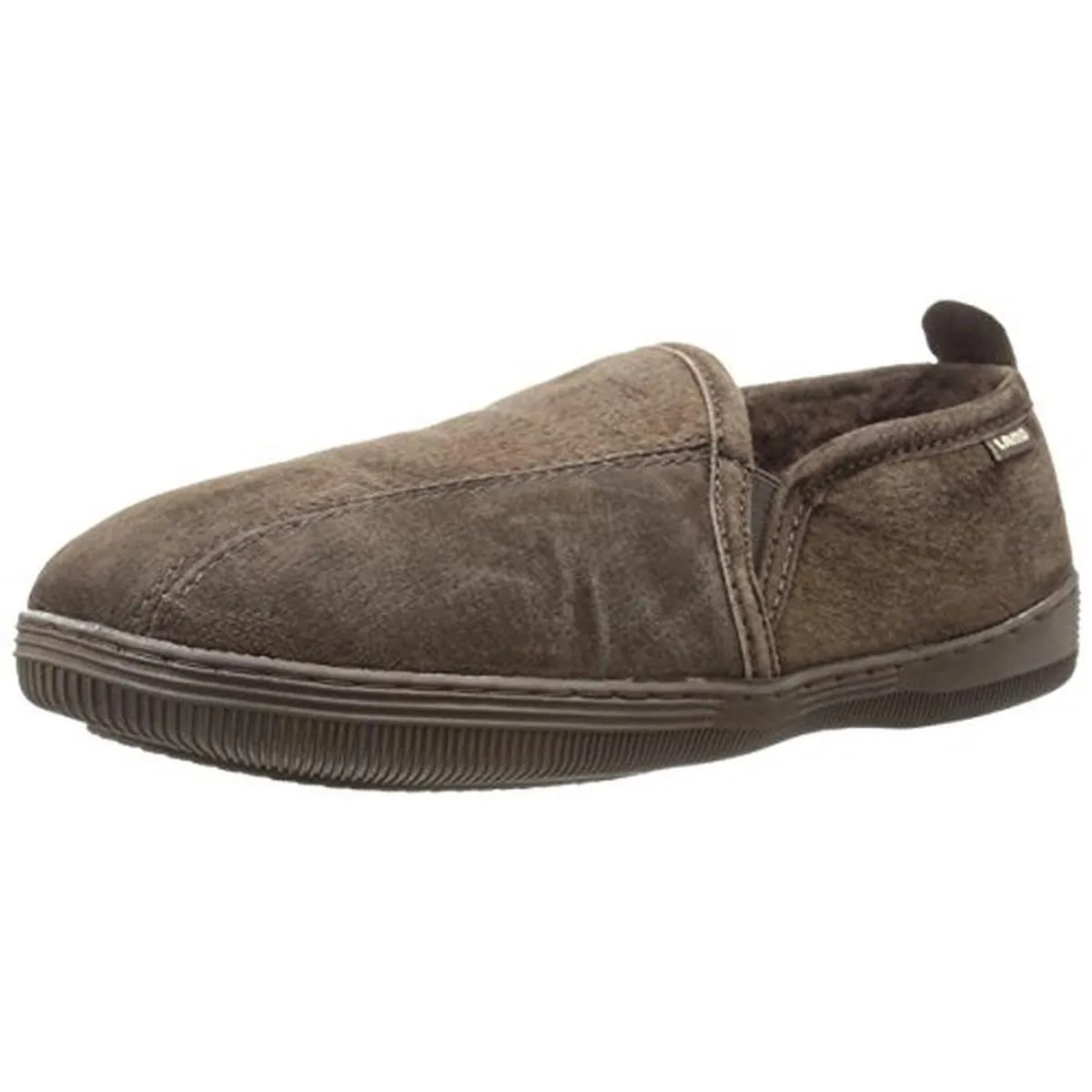 Romeo Mens Suede Fleece Lined Moccasin Slippers Comfortable Travel Footwear