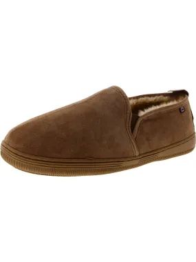 Foot Massage Style Addon Romeo Mens Suede Fleece Lined Moccasin Slippers