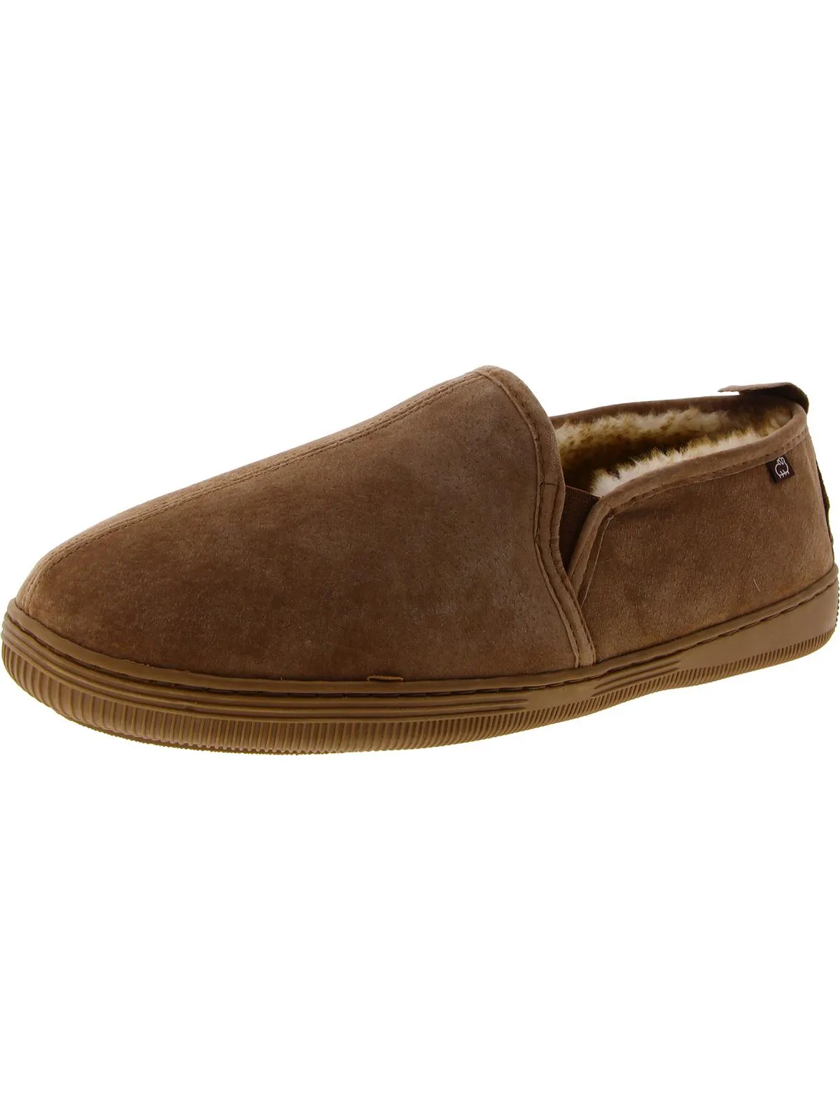 Foot Massage Style Addon Romeo Mens Suede Fleece Lined Moccasin Slippers