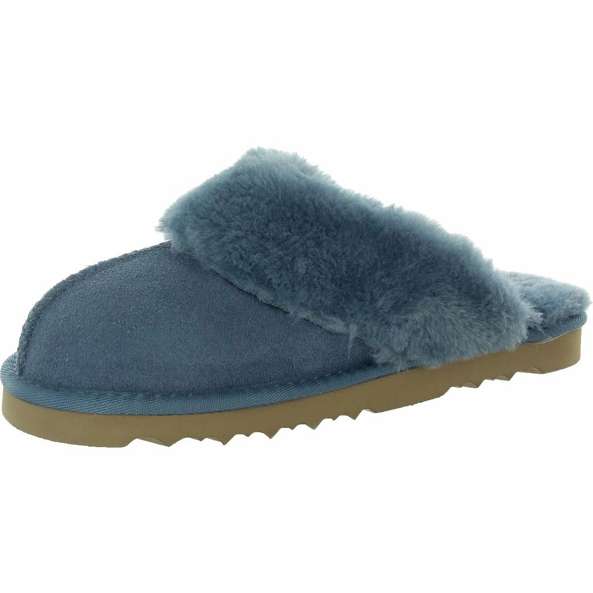 Quick Dry Fabric Simple Wear Rosiee Womens Supercomff Faux Fur Slide Slippers