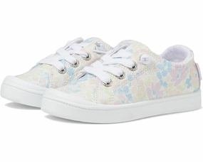 Roxy Bayshore Plus ARGS600146-WLU Kids US 2 White Floral Comfort Shoes KHD157 ComfortCushion