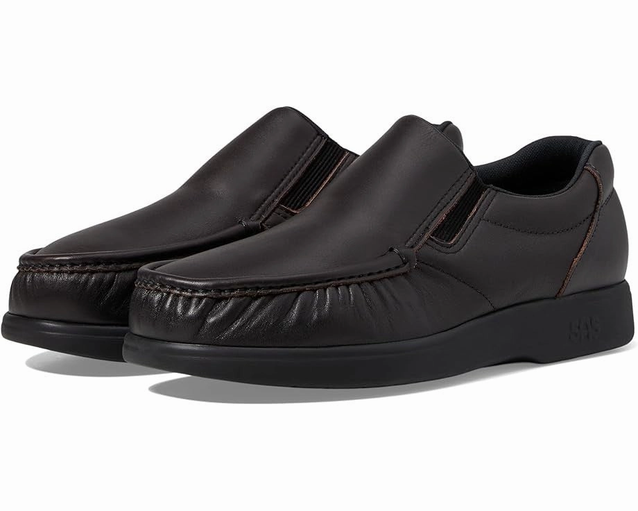 SAS Side Gore 1840-124 Loafers Mens   Cacao Leather Slip On Shoes VER451 exercise shoes