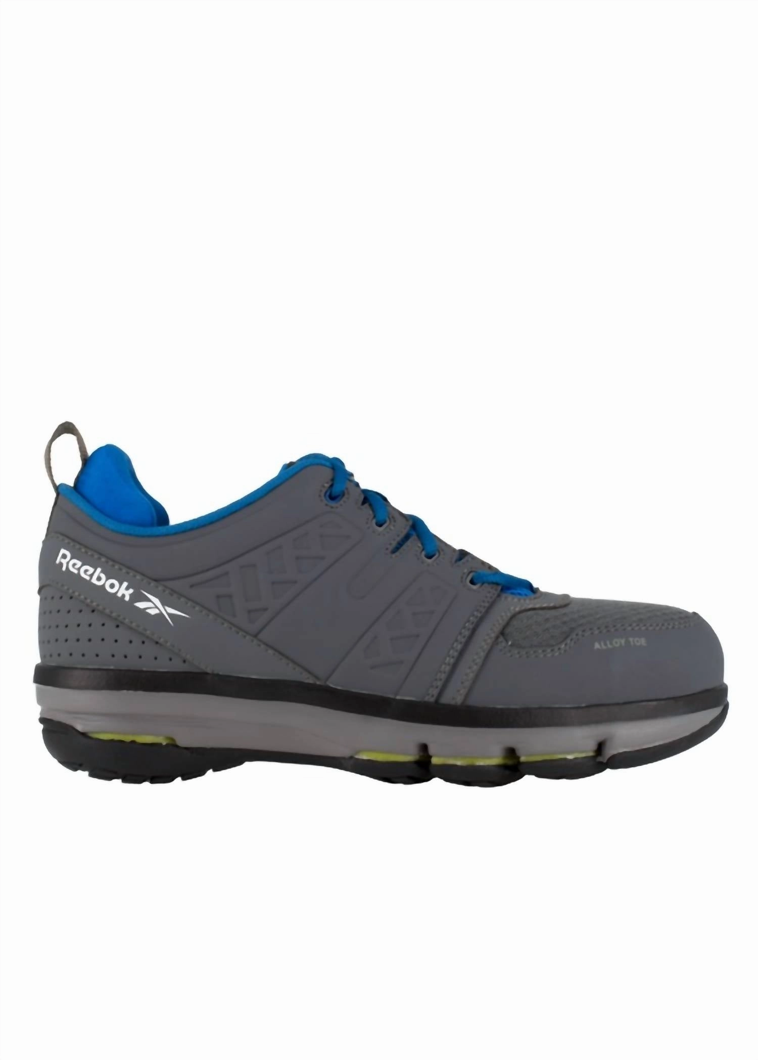 Men's Dmx Flex Work Athletic Shoe - Wide Width In Grey/blue track - spikes