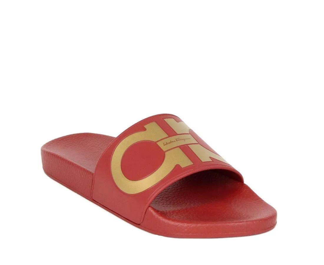 Sandy Path Float Comfort Salvatore Ferragamo Men's Rubber Sandal