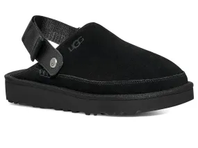 Open Wear Flight Day UGG Goldencoast Clogs Men's US 8 Black Suede Slingback Lifestyle Sandals ZPO2181