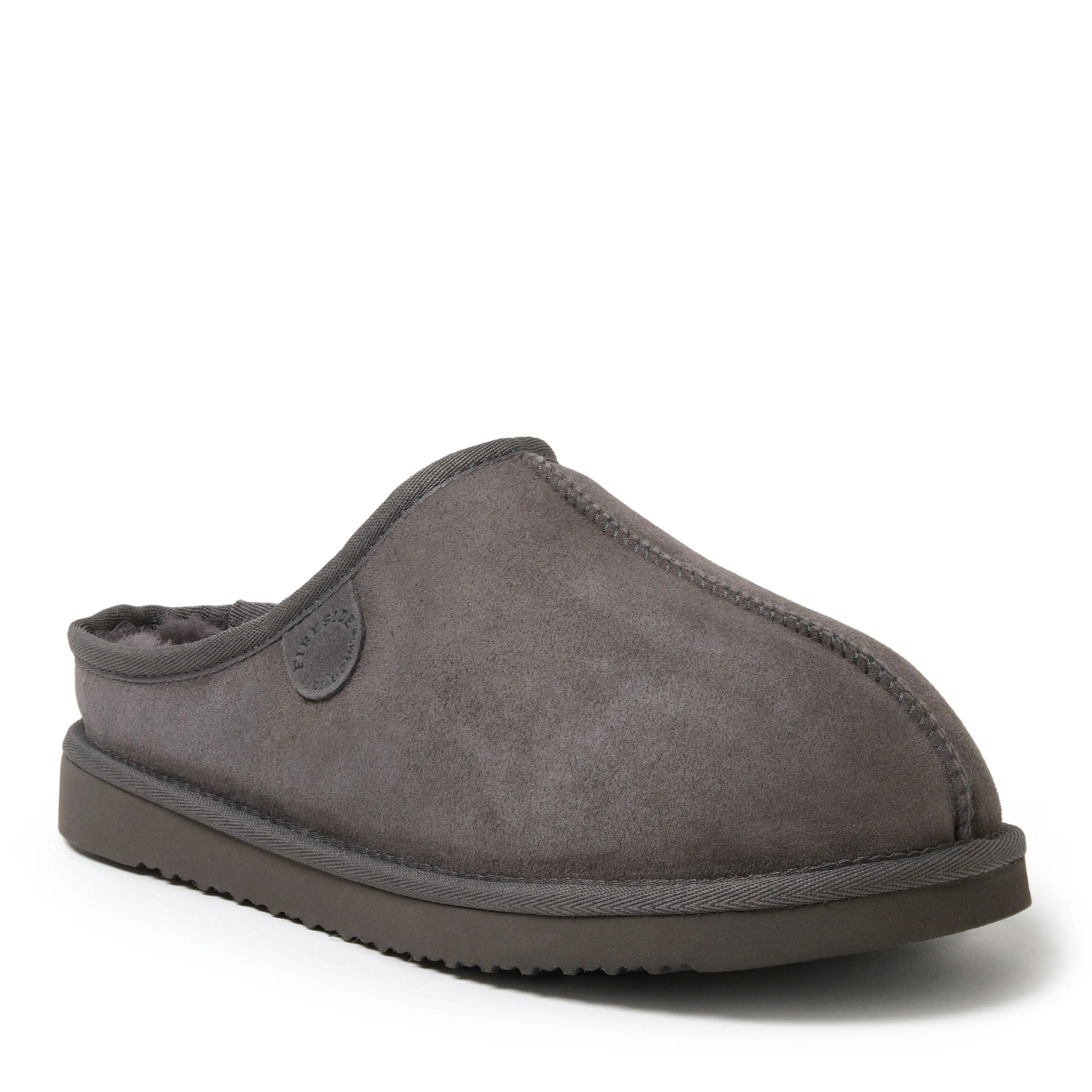 Chunky Fireside By Dearfoams Men's Grafton Genuine Shearling Clog