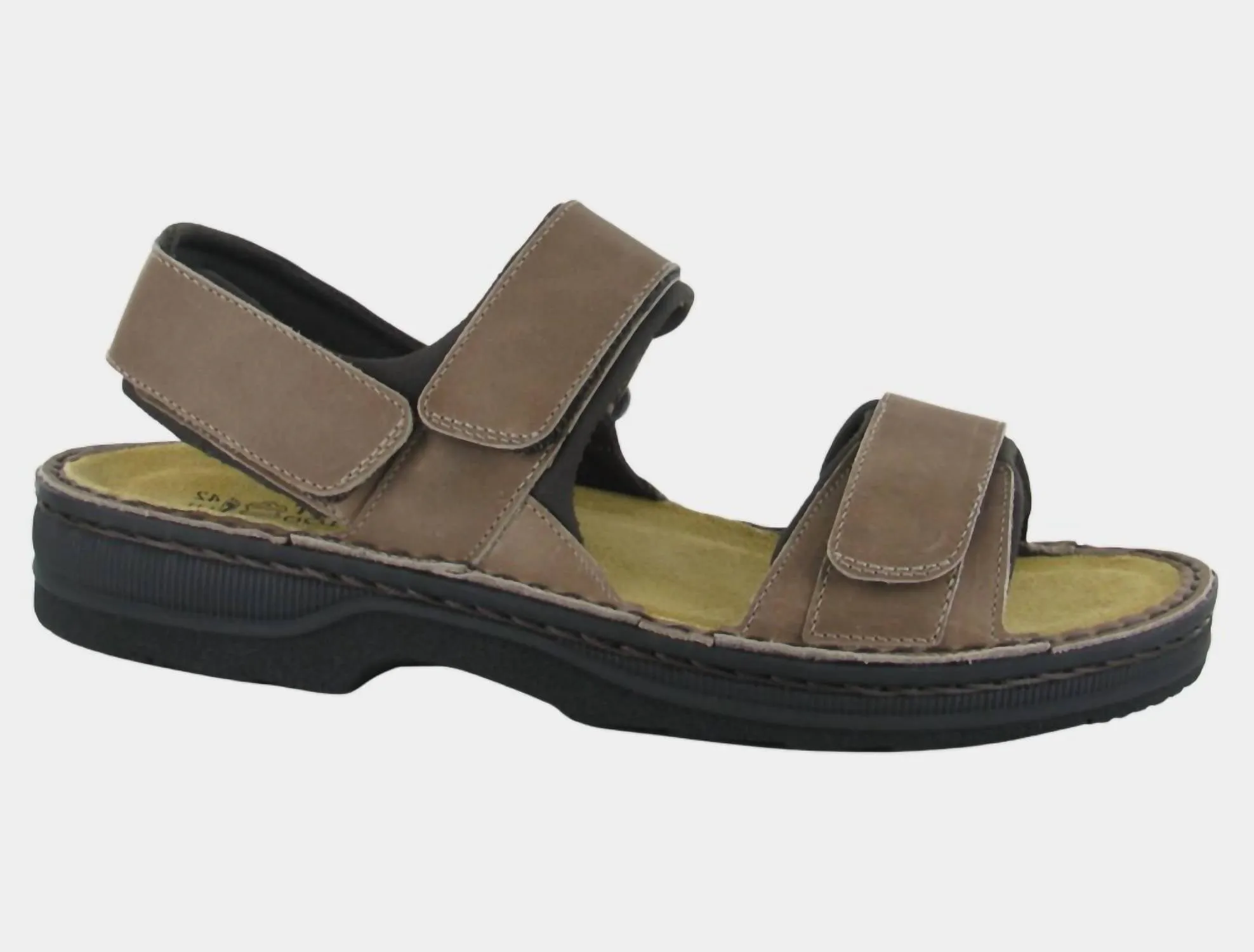 Pastel Soft Men's Arthur Sandal In Bark Nubuck