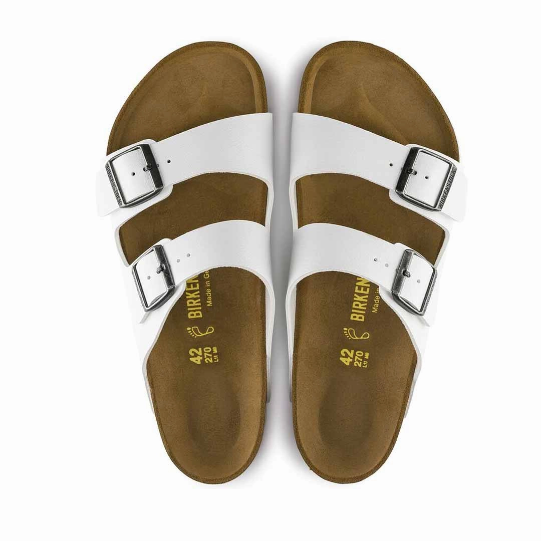 Birkenstock - Women's Arizona Birko-Flor Slides (Narrow) (552683) Sponge Padding Effortless Comfort