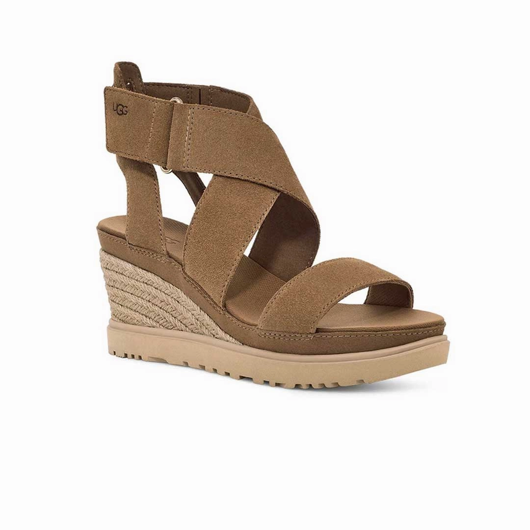 UGG? - Women's Ileana Ankle Wedge Sandals (1139052-CHE) Bare Support Fit All