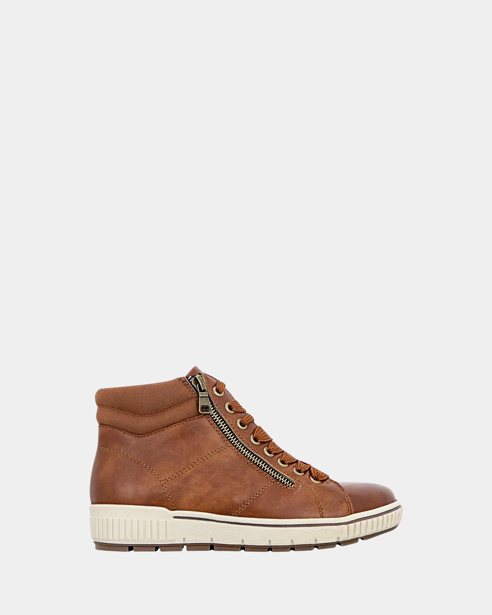 Sandie Tan Durable Build Zip Up Style