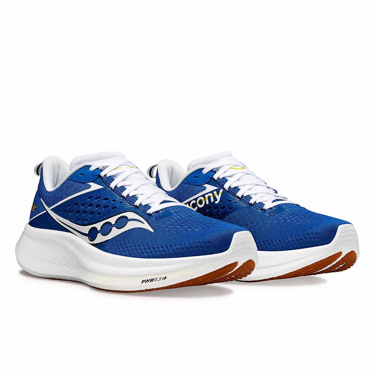 running in a nature reserve shoes stain - resistant running wear Saucony Ride 17 S20924-136 Sneakers Men Cobalt White Low Top Running Shoes FD990 (Blue,9.5)