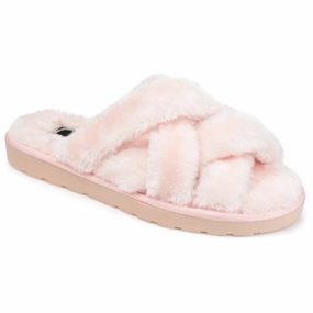 Easy Vibe Journee Collection Women's Faux Fur Quiet Slipper