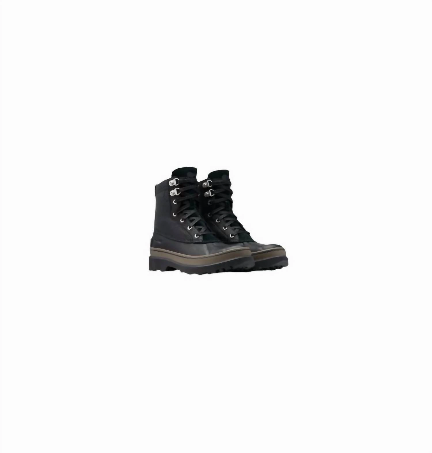Men's Caribou Storm Waterproof Fashion Boots In Black, Mud Comfortable Insole Seamless Comfort Winter Walker