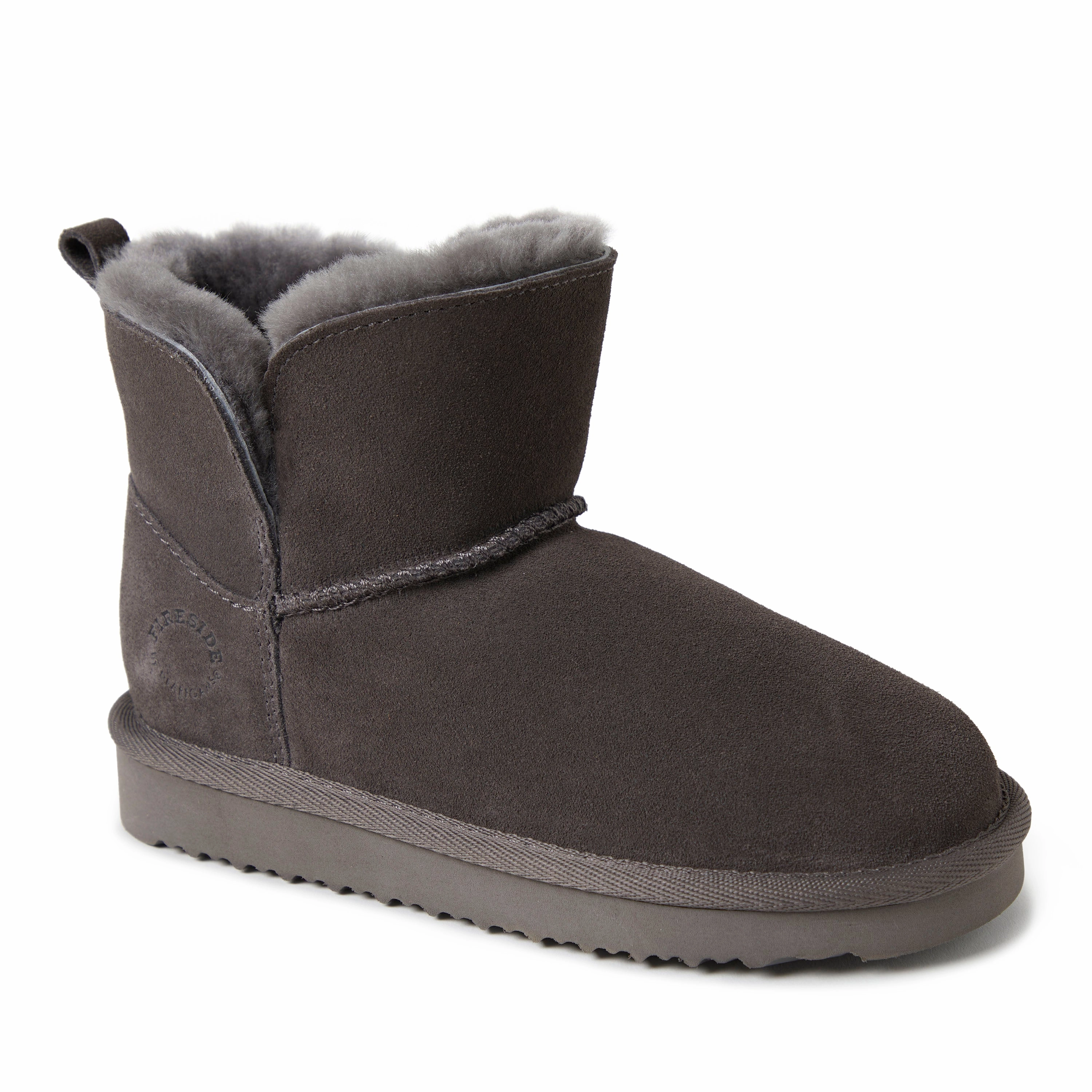Fireside By Dearfoams Kid's Bunbury Genuine Shearling Boot Outdoor Travel