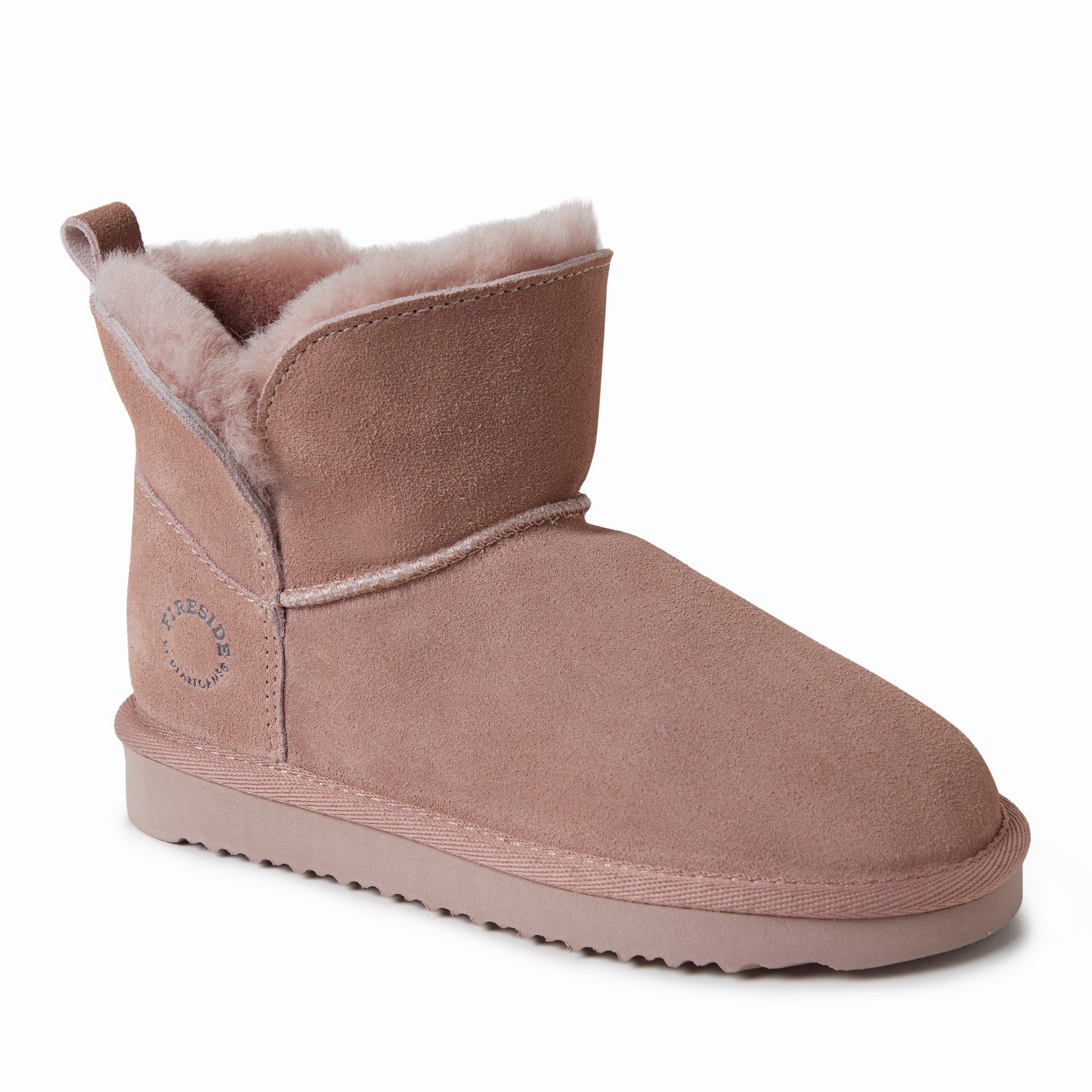 Western Ride Fireside By Dearfoams Kid's Bunbury Genuine Shearling Boot