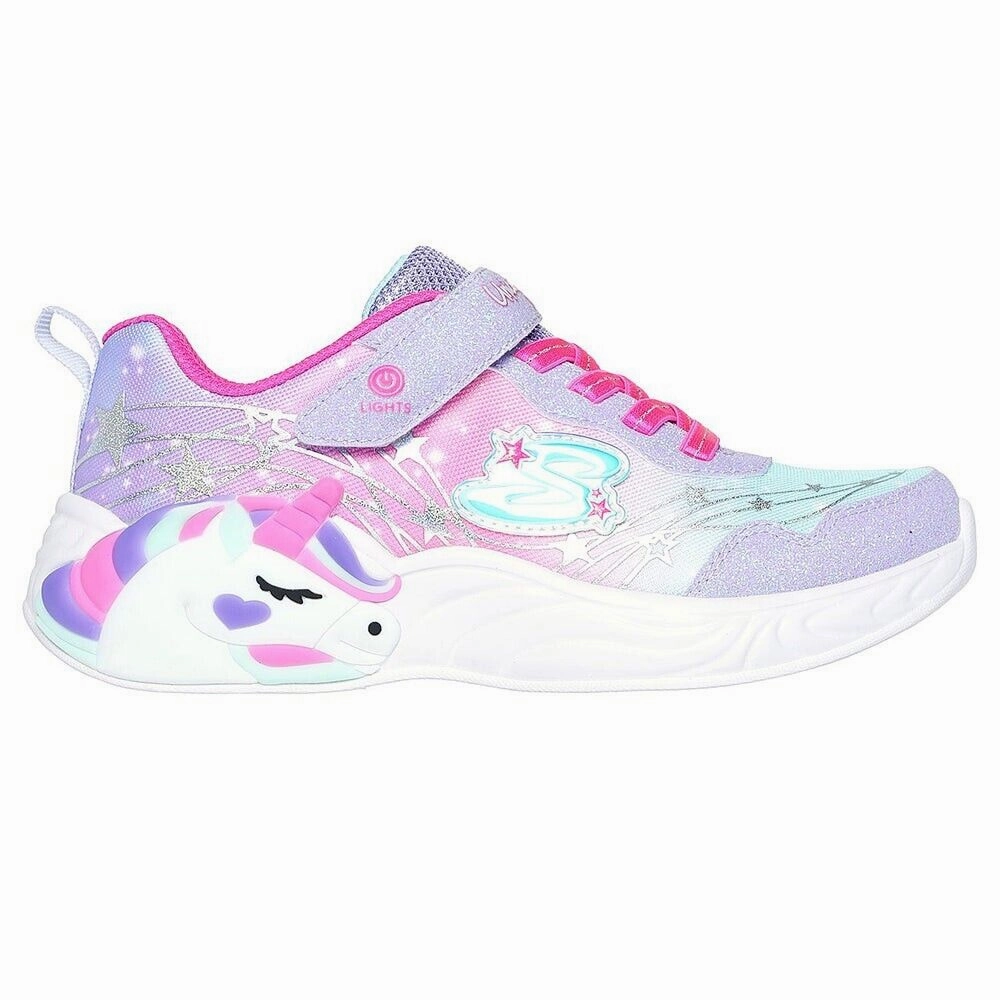Smooth Lining High Arch Skechers Unicorn Dreams Wishful Magic 302299L-LVHP Sneaker Kid 10.5 Multi FZP481