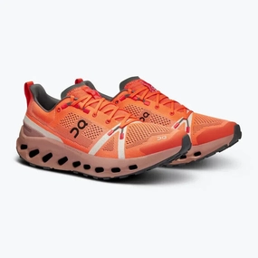 On Cloudsurfer 3ME10112150 Men's US 13 Flame Dustrose Trail Running Shoes TF2805 sports - themed shoes
