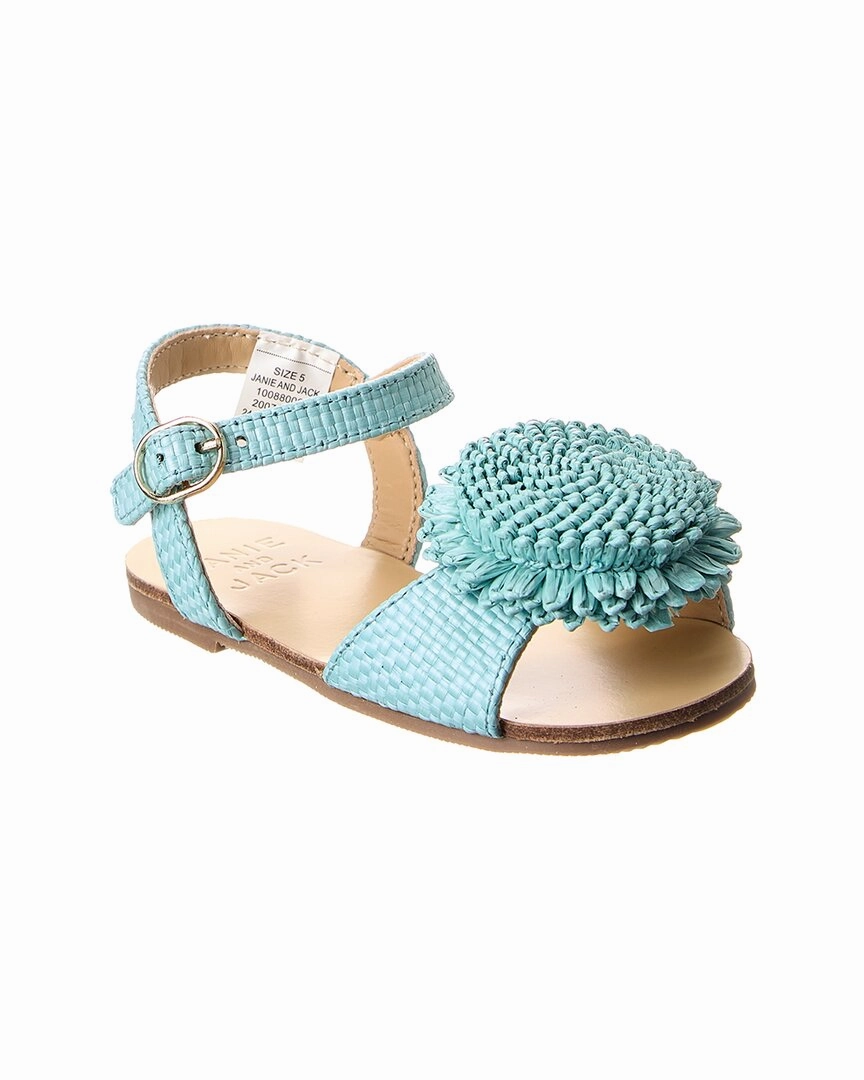 Janie and Jack Straw Sandal Easy-to-Wear Shoes Seasonal Footwear