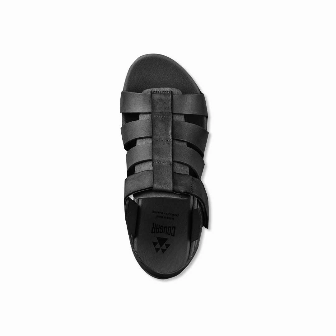 Cougar - Women's Antony Luxmotion Leather Wedge Sandals (ANTONY-BLK) Sandal Lining