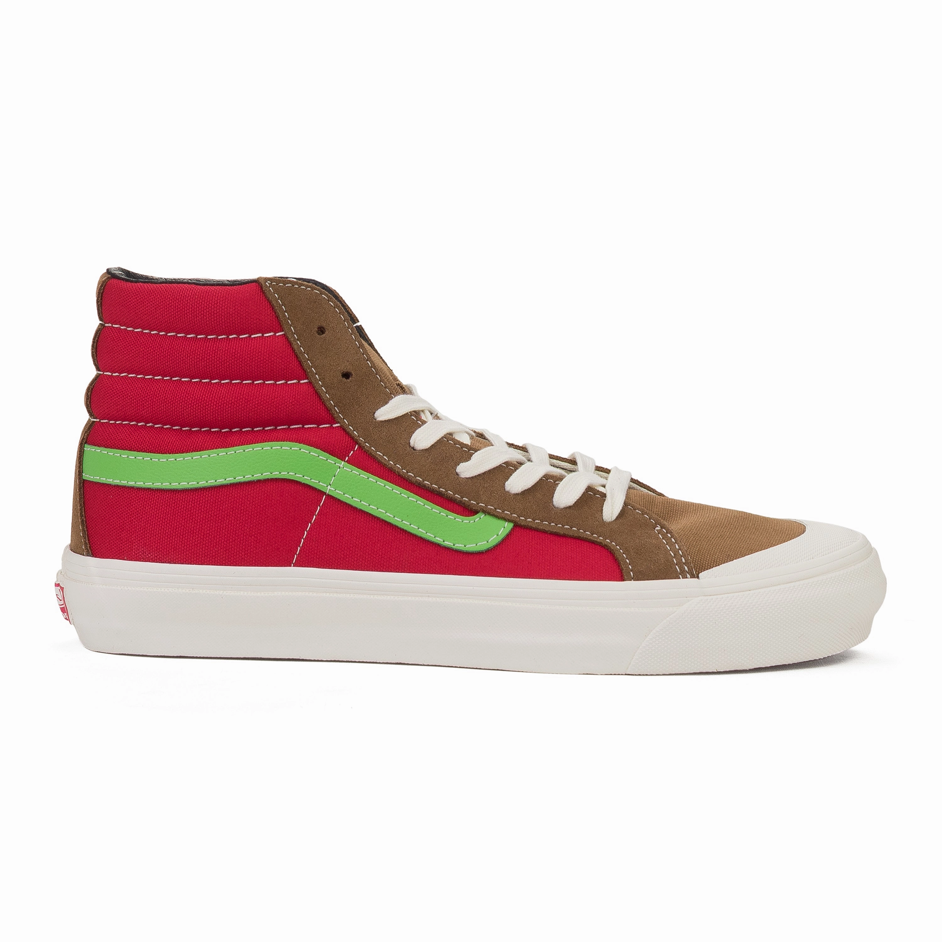 RED/BROWN/GREEN V-OG STYLE 138 LX SNEAKERS Anti - friction shooting shoes