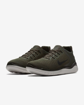 Nike Free Run 2018 942836-300 Sneakers Mens 9.5 Cargo Khaki Running Shoes TF5353 (Green,9.5) Trail Ready