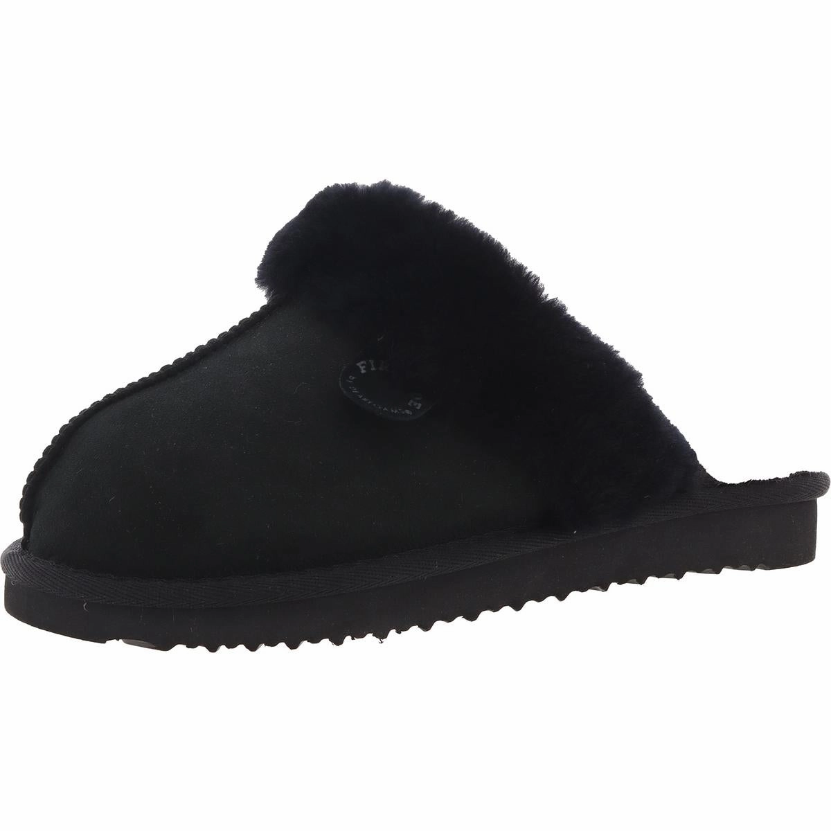 Womens Faux Fur Suede Slide Slippers Stylish Fit Modern Design