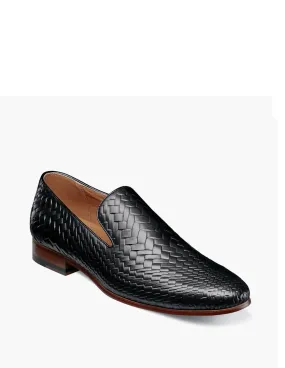 Wilton Plain Toe Slip On Shoe In Black Tailored Silhouette Active Worker