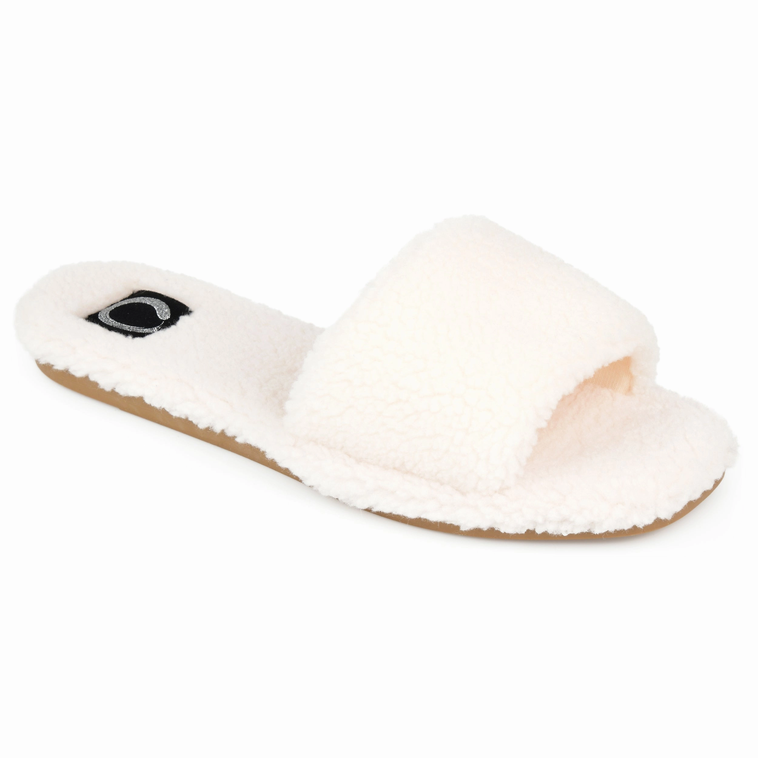 Slip Resistant Soft Insole Journee Collection Women's Faux Fur Sunlight Slipper