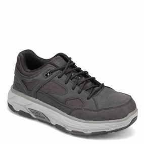 solo running Reinforced Soles Skechers Max Stout 200045-BLK Sneakers Men 13 Black Alloy Toe Work Shoes EEE4256