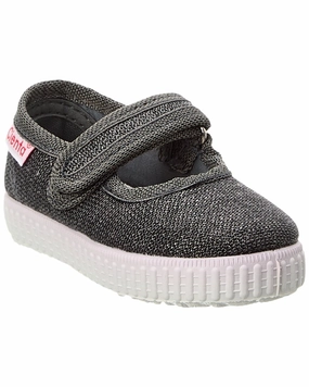 Cienta Mercedes Scractch Metalizado Canvas Sneaker Knit Fresh