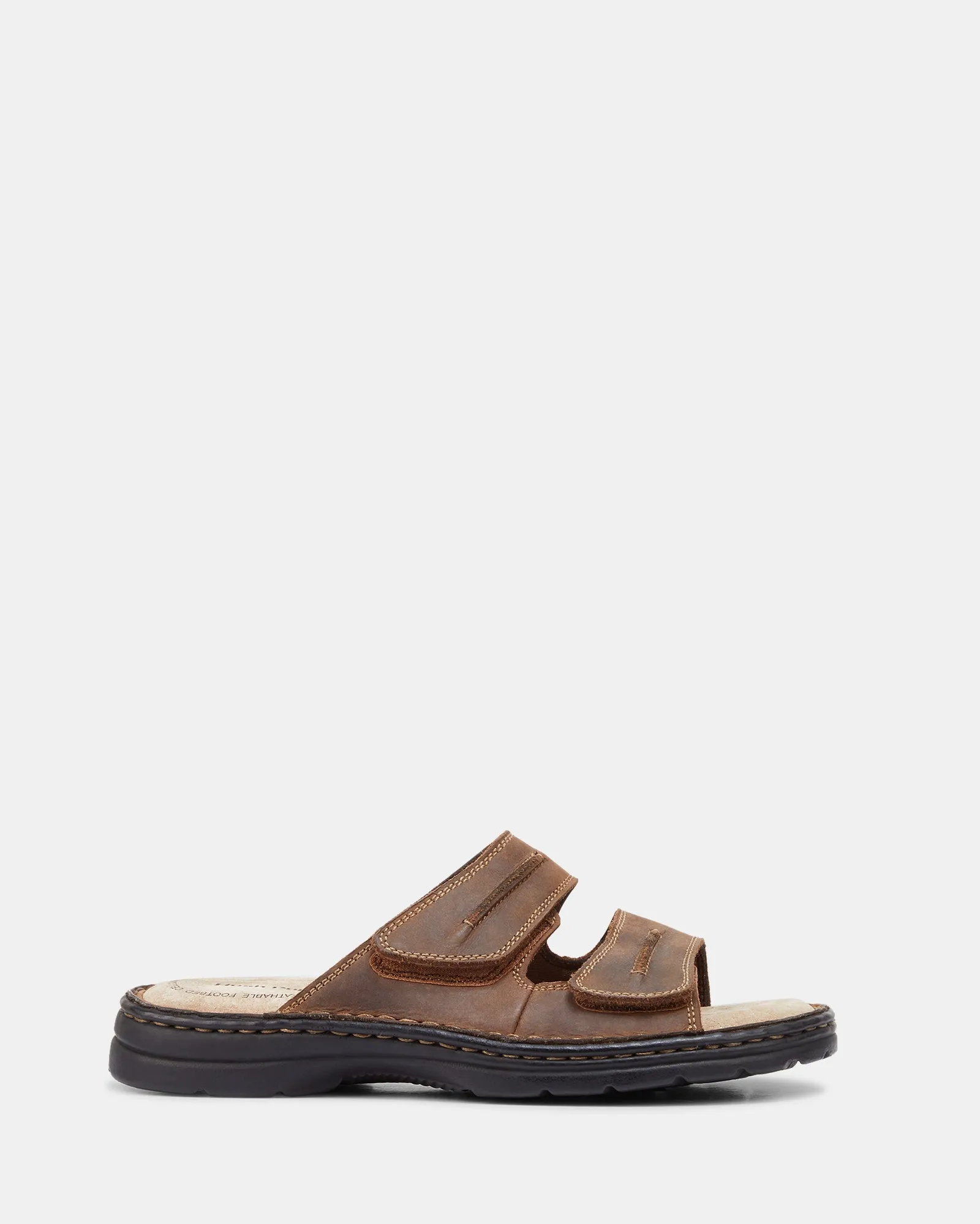Slider Brown Closed Toe Design