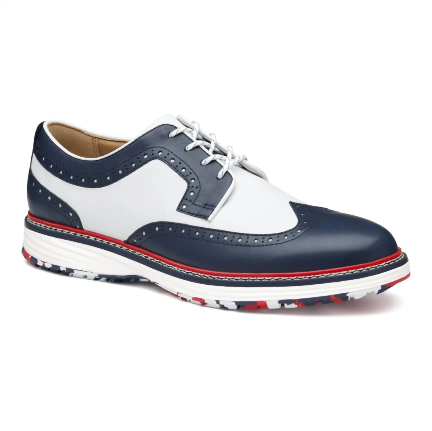 Men's Upton Gl3 Luxe Hybrid Golf Shoe In Navy/white Lightweight Build Work Routine