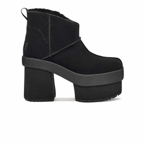 UGG? - Women's New Heights Platform Mini Boots (1157910-BLK) Minimal Profile Feather Light Cold Weather Commuter