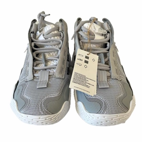 Adidas Girls Gray | Exhibit B Mid Basketball Sneakers Cool Streetwear No Bulk